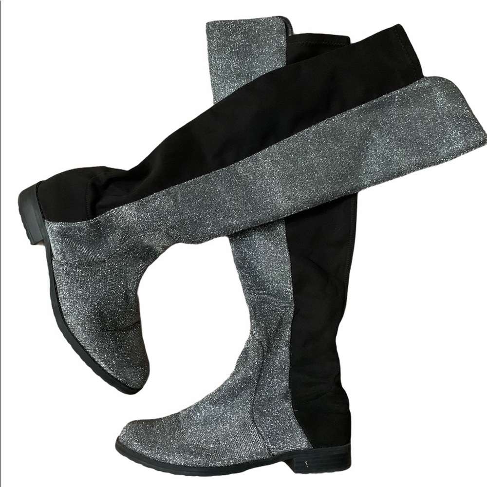 Sparkly Knee high boots